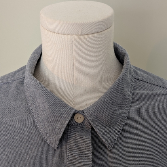 Patagonia Women's Top Tunic Grey Organic Cotton Blend Long Sleeve Size M - Picture 6 of 16